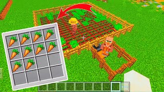 MINECRAFT  HOW TO MAKE AUTOMATIC CROP FARM [upl. by Aileno]