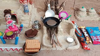 500 subs and new home celebration 🎉  miniature cooking video  Chhota Rashoighar  mini cake  mini [upl. by Quirita]