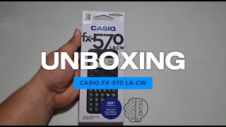 Unboxing de la calculadora Casio fx570 LA CW perfecta para estudiantes en ESPAÑOL fx991lacw [upl. by Arihppas]