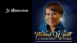 Remembering Judge Thelma Wyatt Cummings Moore [upl. by Nnorahs]