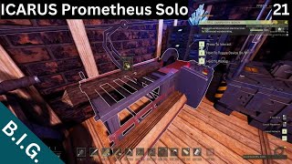 Icarus Prometheus  Solo  Base upgrades new benches  S06Ep21 [upl. by Aehsal682]