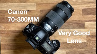 Canon 70300MM F456 IS unboxing amp test [upl. by Llorrad]