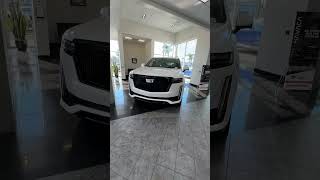 Hot White Cadillac Escalade Fully Loaded control luxury luxurycars technology cadillaccar cars [upl. by Retepnhoj]