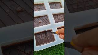 Triple layer Hibiscus soap bar making using melt and pour soap base soapmaking shorts [upl. by Fezoj]