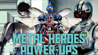 Metal Heroes PowerUps Jiban Blue Swat Exceedraft and BFighter MOST VIEWED VIDEO [upl. by Akins]