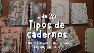 Tipos de cadernos e Modelos pra você usar o caderno que está aí parado Bullet Journal Filmes e mais [upl. by Ronoel517]