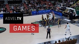 ASVEL Basket vs HyèresToulon  highlights [upl. by Anwahsed]