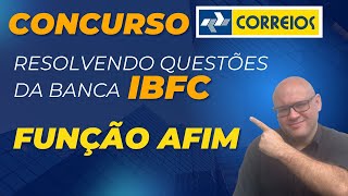 Resolvendo questões da banca IBFC  Função Afim [upl. by Pfaff]