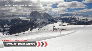 How to Master Seceda Ski Resort  secedaski [upl. by Magdalena]