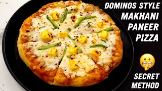 Dominos Style Paneer Makhani Pizza Recipe  Secret Method  CookingShooking [upl. by Ede]