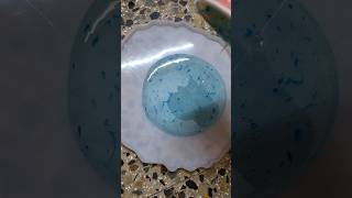 glass paint in resin glasspainting resin SHORTS diy [upl. by Moraj]