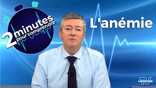 Lanémie  2 minutes pour comprendre [upl. by Ilrahc]