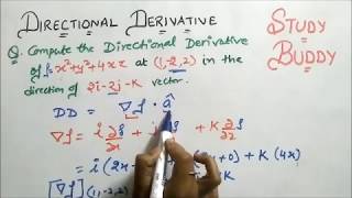 Derivative amp Directional Derivative  Concept With Numericals  Vector Calculus [upl. by Hannie]