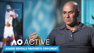 Andre Agassi Reveals his Favourite Opponent to Play Against  AO Active [upl. by Amye867]