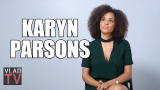 Karyn Parsons on Growing Up with a Black Mom and a White Dad in the 70s Part 1 [upl. by Yznel]