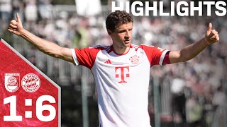 Müller brace at Dream Match 2023  Weinbeisser Kaltern vs FC Bayern  Highlights [upl. by Munshi339]