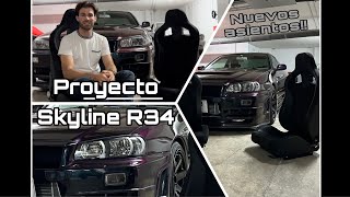 BUILD DR34M CAR  0 Proyecto Skyline R34 Presentacion y Nuevos Semibaquets [upl. by Mahala]