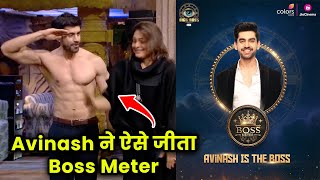 Bigg Boss 18 Boss Meter  Avinash Mishra Won Boss Meter Of The Week Lakho Fans Ka Mila Support [upl. by Neb]