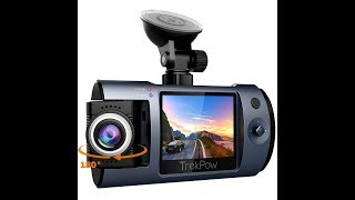 RECENSIONE ITA TrekPow ABOX Dash Cam Telecamera da Auto Full HD 1080P Car DVR Grandangolari 170° [upl. by Enavi]