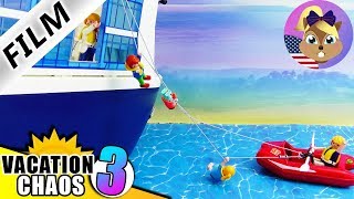 Playmobil Story  THE SHIP is sinking Smith Family ALONE aboard  Kids Film Vacation Chaos 3 [upl. by Zigmund]