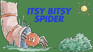 Itsy Bitsy Spider Incy Wincy Spider Song for Children [upl. by Warner]