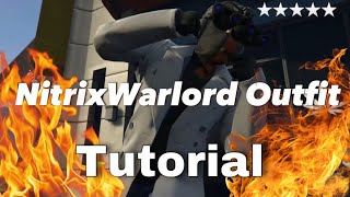 Nitrix Warlord outfit tutorial  Gta Online PATCHED [upl. by Enyawd]