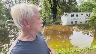 Berkeley County resident sees heavy flooding near Cooper Store Road [upl. by Reerg]