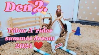 Letní tábor A rider summer dream 2024 schleich DEN 2 [upl. by Blakeley640]