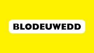 How to Pronounce Blodeuwedd Correctly [upl. by Yatnuahs]