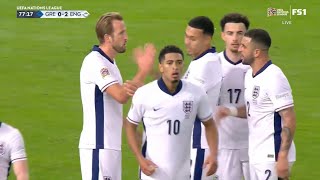 BELLINGHAM GOAL  GREECE VS ENGLAND [upl. by Fortin]