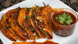 EASY Birria Tacos  Consome [upl. by Marney]