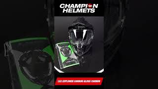 LS2 Explorer Carbon Gloss Carbon  ChampionHelmetscom [upl. by Dnalram]