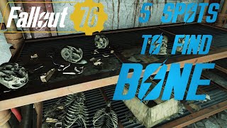 Fallout 76  5 Locations To Find Bone [upl. by Risley]