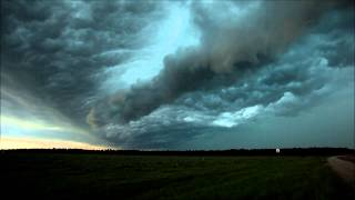 Gillette WY supercell and MCS 61113 [upl. by Lladnek]