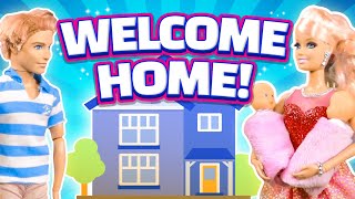 Barbies Baby Part 5  Welcome Home  Ep22 [upl. by Niraa595]