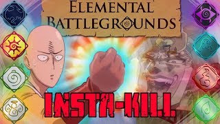 ROBLOX Elemental Battlegrounds 3 OP InstaKill Combos [upl. by Eelrehpotsirhc]