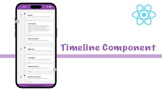 React Native Timeline [upl. by Ratib]