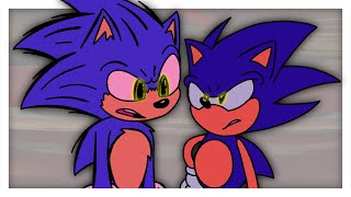 Fleetway Sonic Meets Movie Sonic [upl. by Ailama]