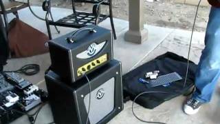 The Valve amplifier 105 quotBimboquot amp demostration [upl. by Akisey]