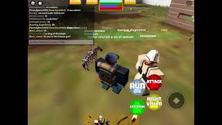 I saw ￼Colossal Titan in Roblox playbox Safari [upl. by Notfol770]