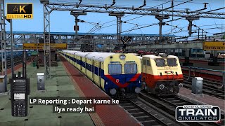 Train no 47206Secunderabad  Hyderabad Local MEMU Train Departure from SCSecunderabad Junction [upl. by Lowney]