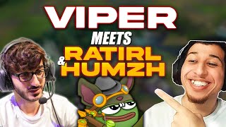 VIPER MEETS RATIRL amp HUMZH ON EUW  Ft Santorin [upl. by Lemra]