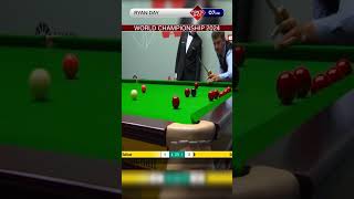 Ryan Day make century vs Ronnie  WSC2024 snooker snooker2024 snookertournament century ryanday [upl. by Sylirama]