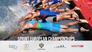 ETU SPRINT TRIATHLON EUROPEAN CHAMPIONSHIPS 2019 ELITE [upl. by Tilagram]