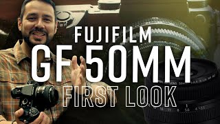 Fujifilm GF 50mm f35 R LM WR Lens  First Look [upl. by Bird]