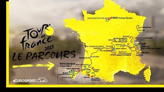 Tour de France 2023  Découvrez le parcours en intégralité [upl. by Gherardo811]