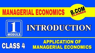 Kerala University Bcom Semester 1Managerial EconomicsChapter 1Class 4 Malayalam [upl. by Leyla313]