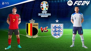 FC 24  Belgium vs England  UEFA Euro 2024 Germany Full Match  PS5™ 4K60 [upl. by Nadroj]