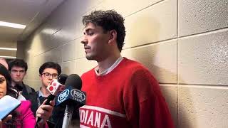 Trey Galloway postgame Purdue Feb 10 2024 [upl. by Asirralc]