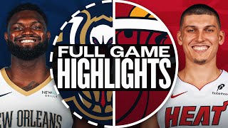 PELICANS at HEAT  NBA PRESEASON FULL GAME HIGHLIGHTS  October 13 2024 [upl. by Lorou]